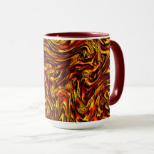 Dourada e coral ou textura vermelha viva