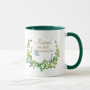 Caneca Dourado Botânico da Mug de Reforma Personalizada