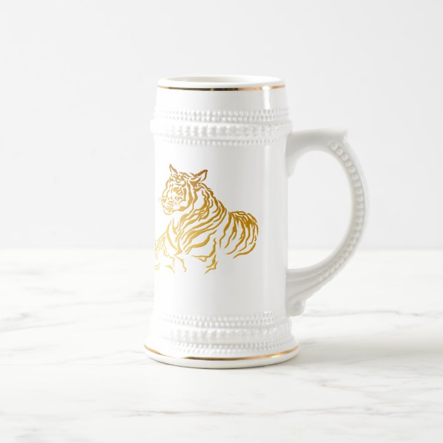 Caneca Dourado do tigre (Direita)