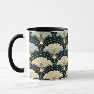 Caneca Dourado sotaque com inspiração japonesa