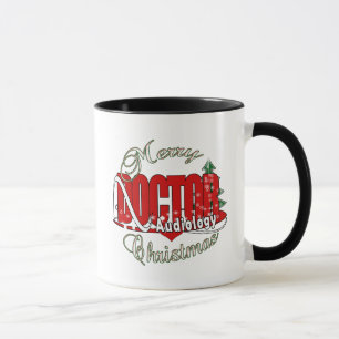Caneca DOUTOR do NATAL do AUDIOLOGIST da AUDIOLOGIA