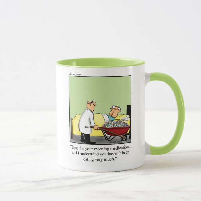 Caneca Doutor Engraçado/Humor Médico (Direita)