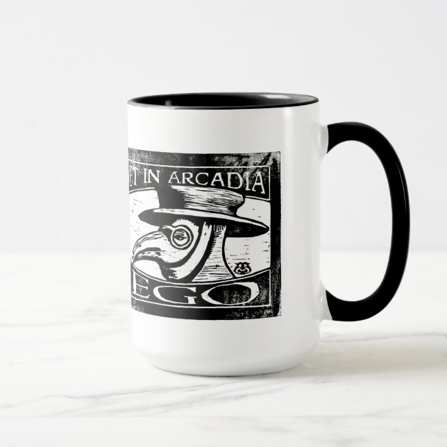 Caneca Doutor Máscara do praga (Direita)