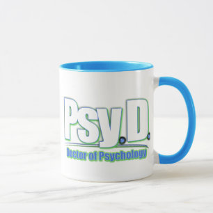 Caneca DOUTOR PSICOLOGIA de PsyD LOGO2