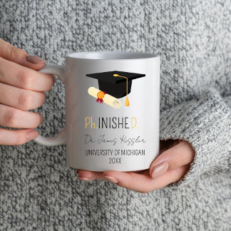Caneca Doutorado PhD Graduação Doutorado Fino