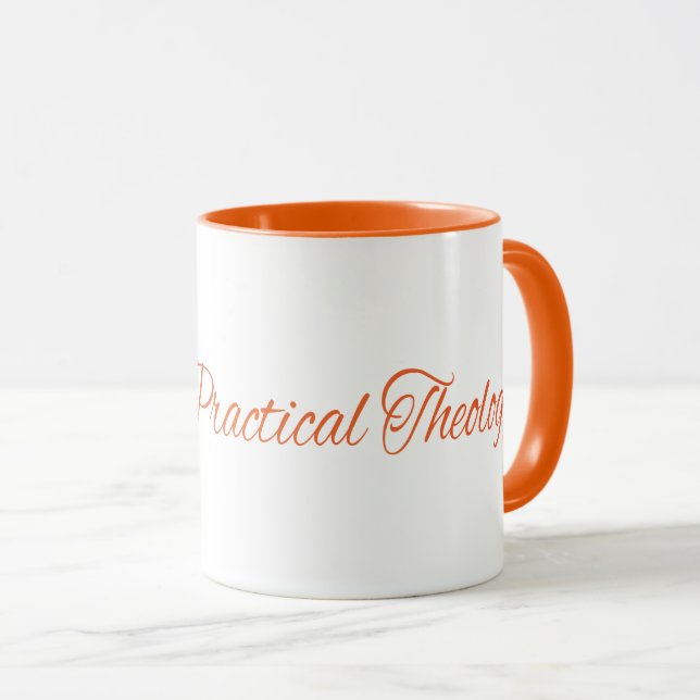 Caneca DR de Teologia Prática (Frente Esquerda)