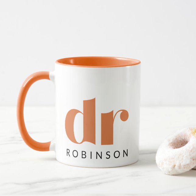 Caneca dr [Nome personalizado] (Com Donut)