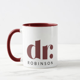 Caneca dr. [Nome personalizado]