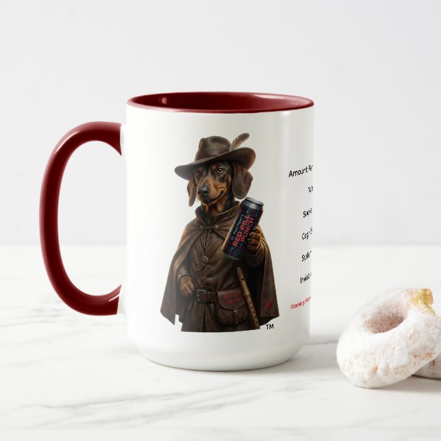 Caneca Dr. Piper (Tome o Soco) (Com Donut)