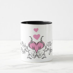 Caneca Dr. Seuss Dia dos Namorados Um Peixe Dois Peixes
