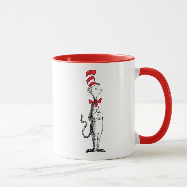 Caneca Dr. Seuss e o Gato no Chapéu de Pé (Direita)