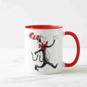 Caneca Dr. Seuss   Gato na Marcha do Chapéu