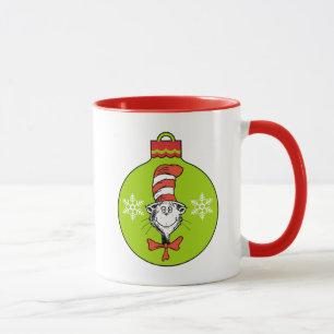 Caneca Dr. Seuss   Grinch   Gato no Chapéu Enfeite