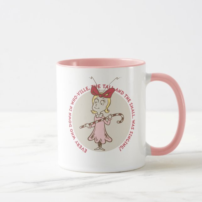 Caneca Dr. Seuss | Grpolegadas | Cindy-Lou Who - Cute Quo (Direita)