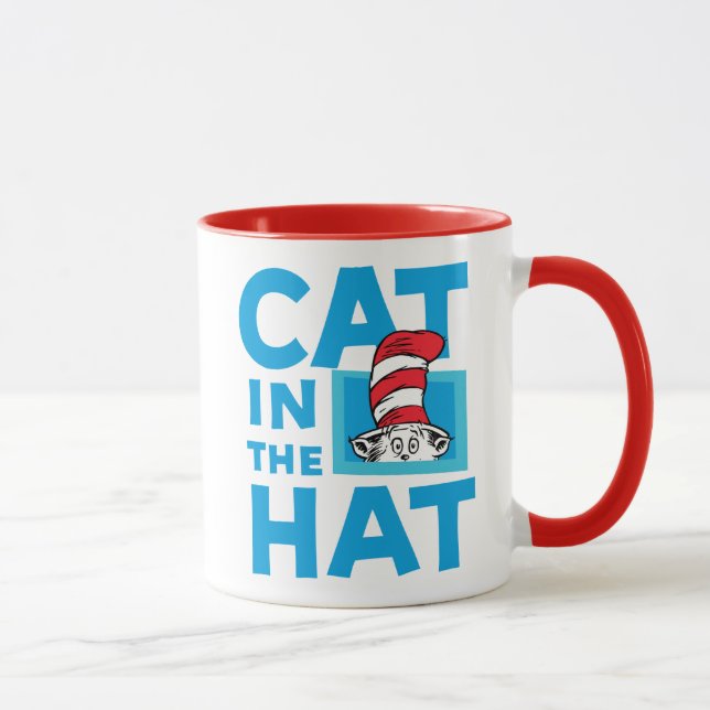 Caneca Dr. Seuss | Logotipo do Gato no Chapéu (Direita)