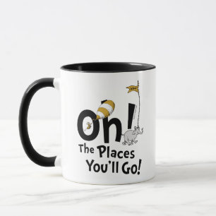 Caneca Dr. Seuss Oh, os Lugares aonde Você Irá! Retro