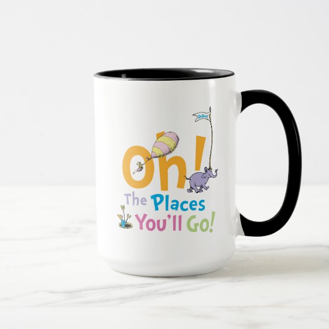 Caneca Dr. Seuss | Oh, Os Lugares Que Você Irá! (Direita)
