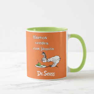 Caneca Dr. Seuss Ovos Verdes e Presunto em Espanhol