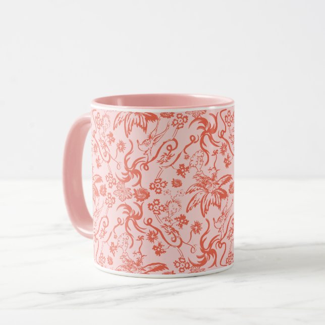 Caneca Dr. Seuss | Padrão de Dia de as mães Floral (Frente Esquerda)