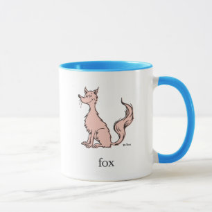 Caneca Dr. Seuss   Raposa Rosa
