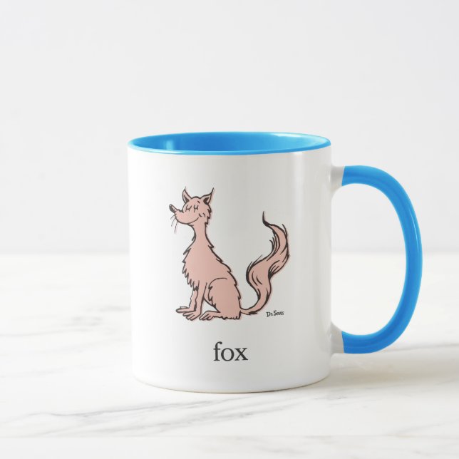 Caneca Dr. Seuss | Raposa Rosa (Direita)