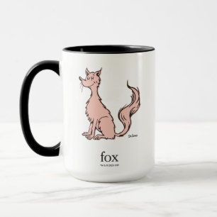 Caneca Dr. Seuss   Raposa Rosa