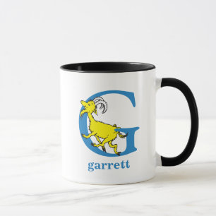 Caneca Dr. Seuss's ABC: Letter G - Blue   Add Your Name