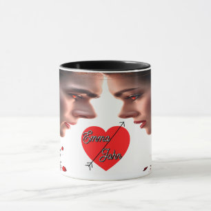 Caneca Dracula Love Story Horror Romance Halloween