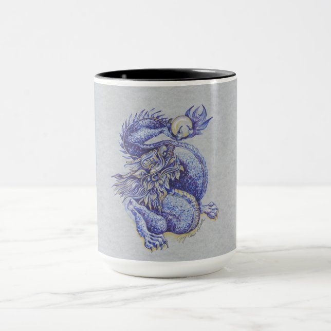 Caneca Dragão Azul (Centro)