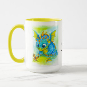 Caneca Dragão Bebê Curioso