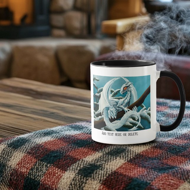 Caneca Dragão de inverno branco bebê (Criador carregado)
