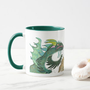 Caneca Dragão Veractus e Leslie a Lagarta