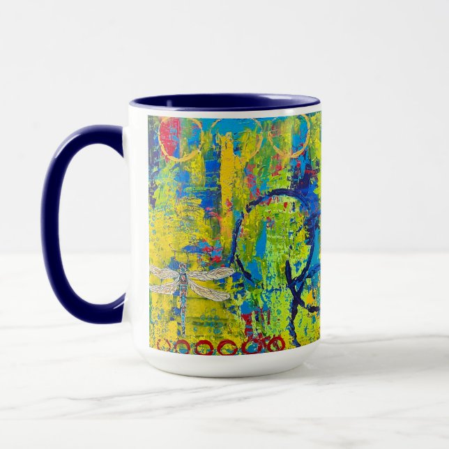 Caneca Dragonfly Mug Blue (Esquerda)