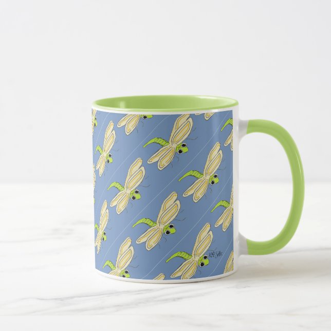 Caneca Dragonfly Whimsical (Direita)