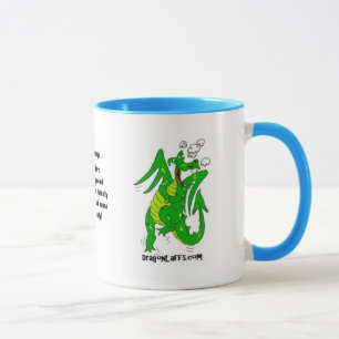 Caneca DragonLaffs.com - dragão de riso
