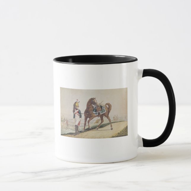 Caneca Dragoons do exército imperial francês (Direita)