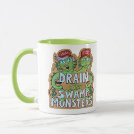 Caneca Drain the Swamp Monsters Mug