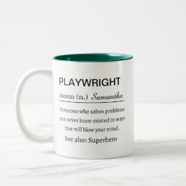 Caneca Dramaturgo Personalizado Divertido Definição