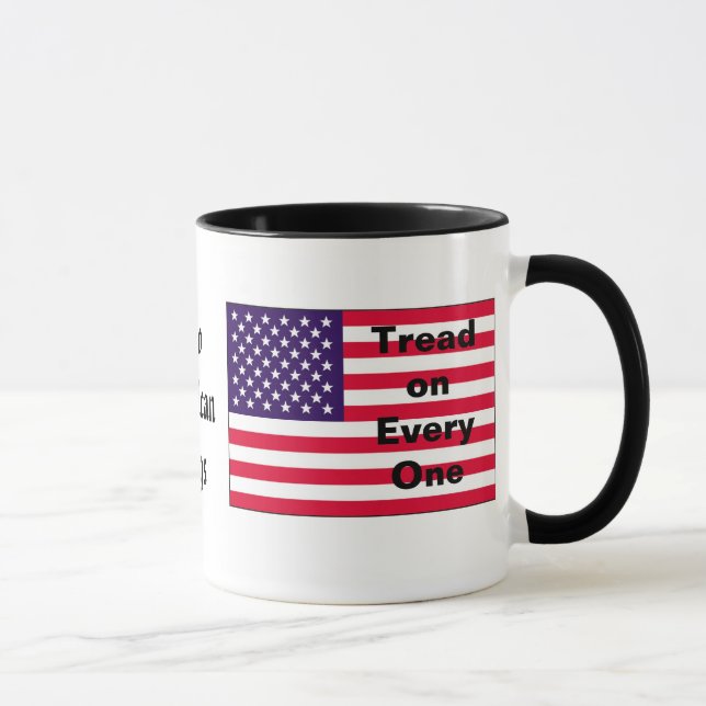 Caneca Duas bandeiras americanas (Direita)