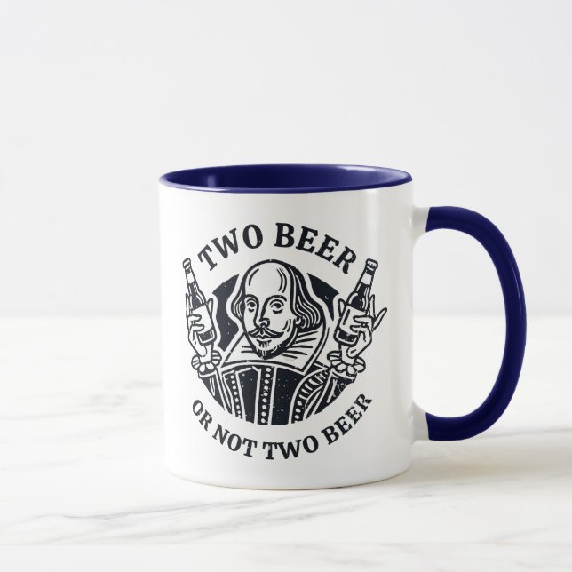 Caneca Duas Cerveja Ou Não Duas Cerveja (Direita)