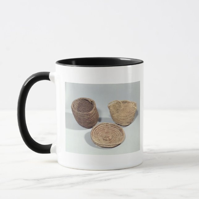 Caneca Duas cestas e um cobrir (frondas tecidas da palma) (Esquerda)