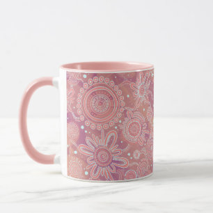 Caneca Duas "Conexões" de Mug de Arte de Indígenas Tonado