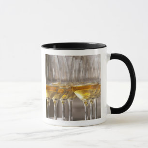 Caneca duas fileiras de copos para degustação de vinho co