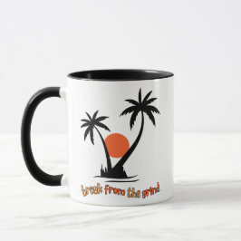 Caneca Duas Palmas Negras BFTG Coffee Mug
