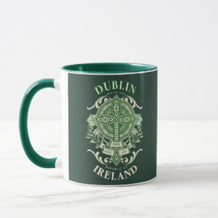 Caneca Dublin Irlanda Cruz Celta Celta