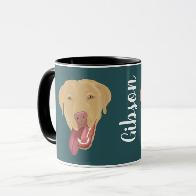 Caneca Dudley Labrador (Frente Esquerda)