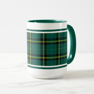 Caneca Duffy Tartan Pattern Green Xadrez da Irlanda