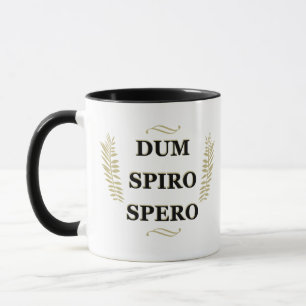 Caneca Dum spiro spero