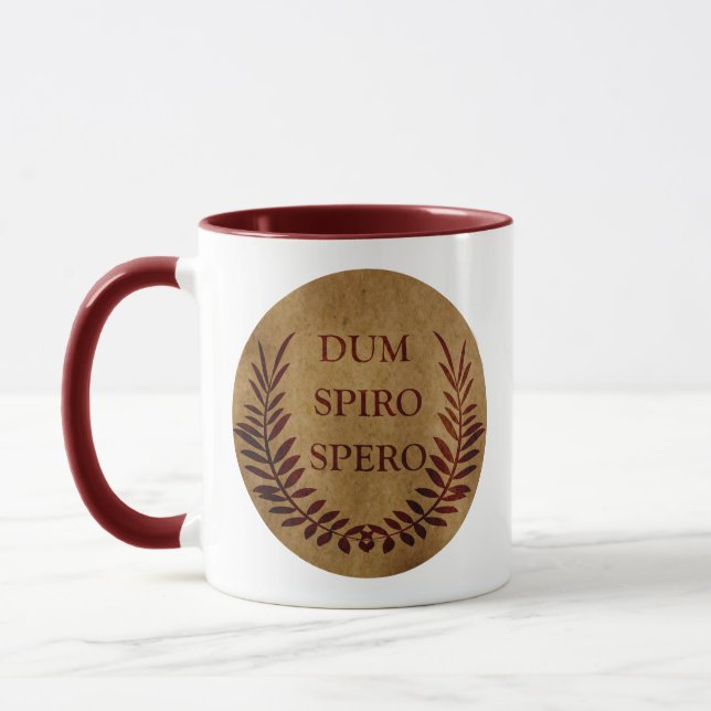 Caneca Dum spiro spero (Esquerda)