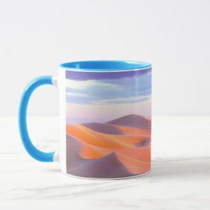 Caneca Dunas de Glamis ao pôr do sol